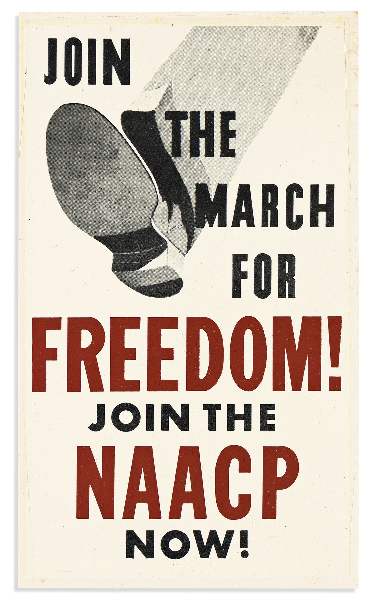 (CIVIL RIGHTS.) Join the March for Freedom! Join the NAACP Now!